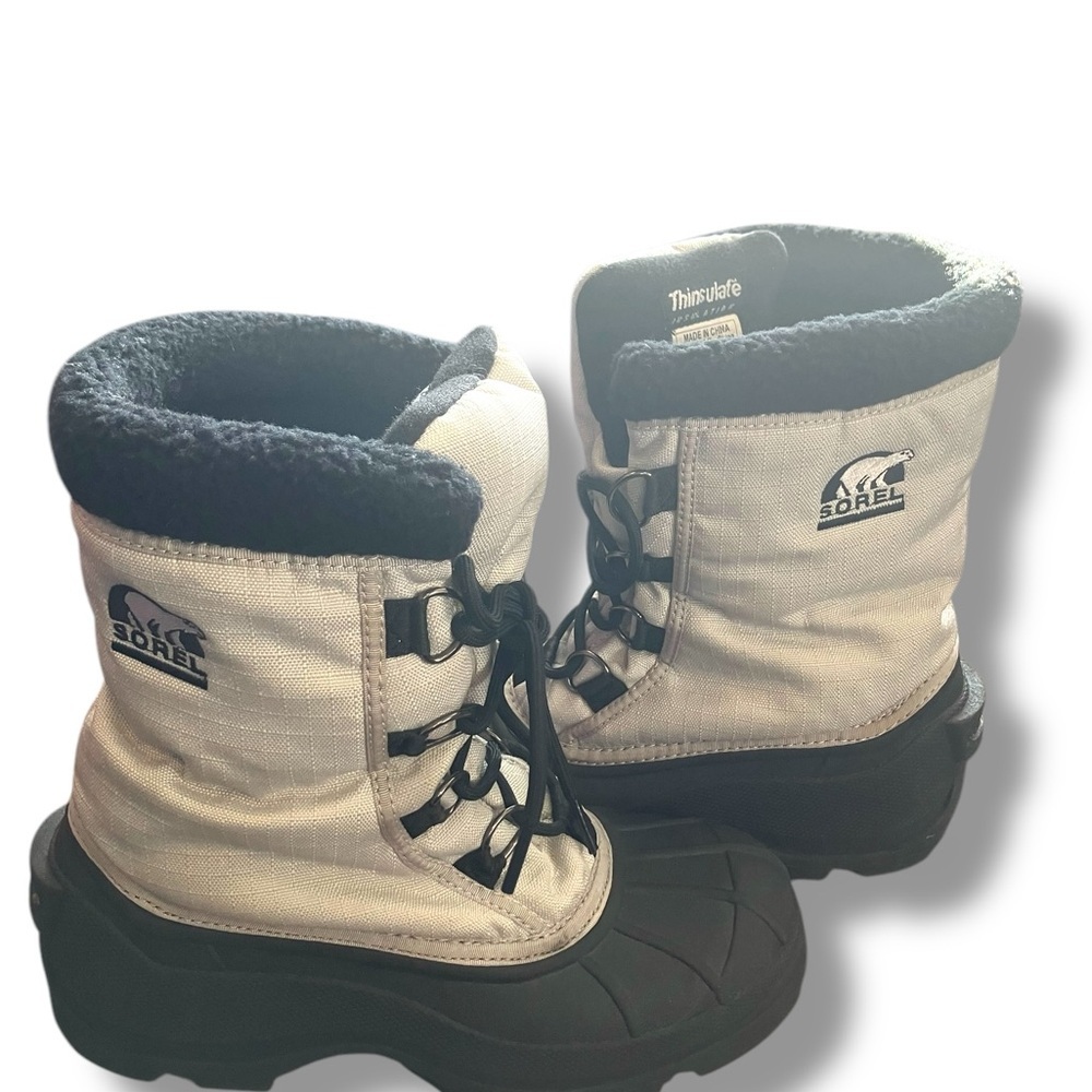 Sorel Cumberland Waterproof Insulated Lightweight Boots Size 8.5 Gray - Picture 4 of 7